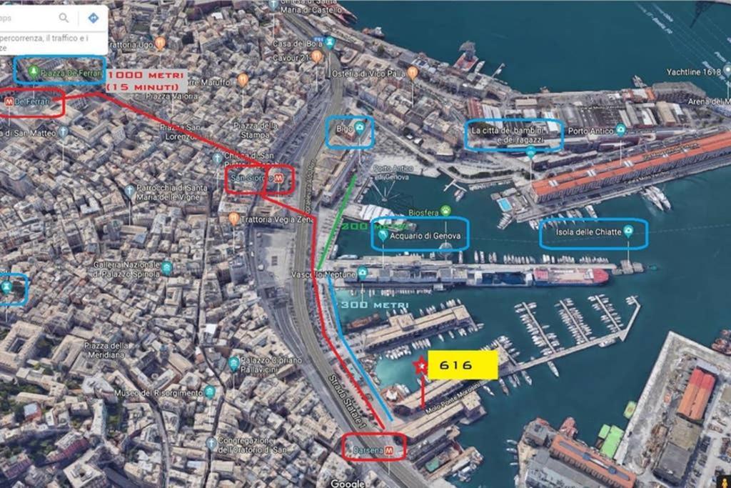 616 Genova - Loft Al Porto Anticoアパートメント エクステリア 写真